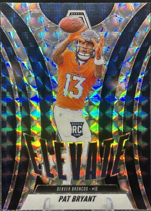 NFL 2025 Panini Mosaic: Elevate - Pat Bryant #4 Mosaic