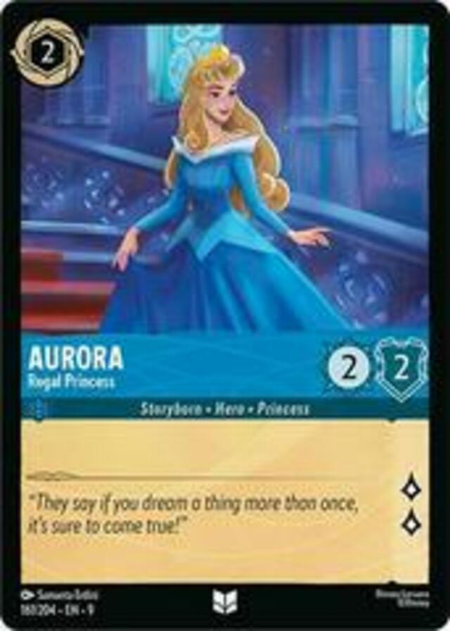 Disney Lorcana: Fabled UNCOMMON FOIL Aurora - Regal Princess #161/204