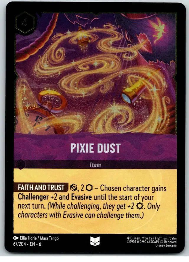 Disney Lorcana: Azurite Sea UNCOMMON FOIL Pixie Dust #67/204