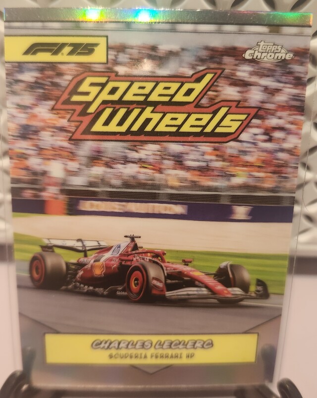 Charles Leclerc #75-SF 2025 Topps Chrome Formula 1 1975 Speed Wheels