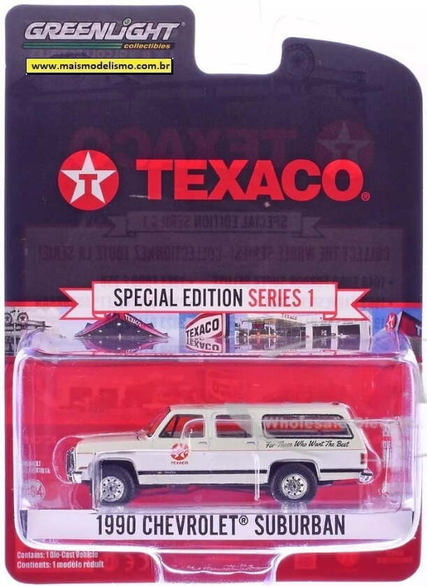 1990 Chevrolet Suburban 1/64 Greenlight Texaco S1