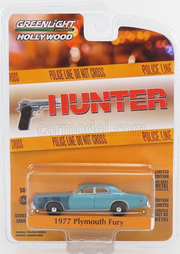 1977 Plymouth Fury TV Show Hunter 1/64 Greenlight