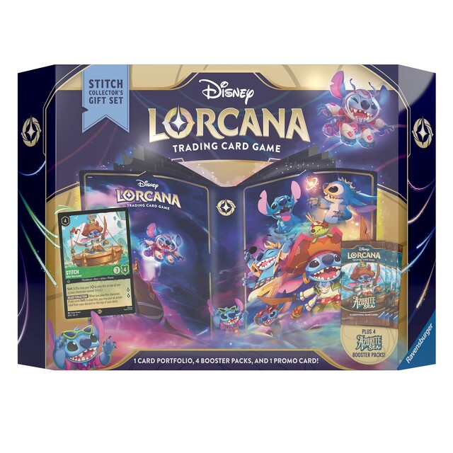 Disney Lorcana Series 6 Azurite Sea Stitch Collector's Gift Set