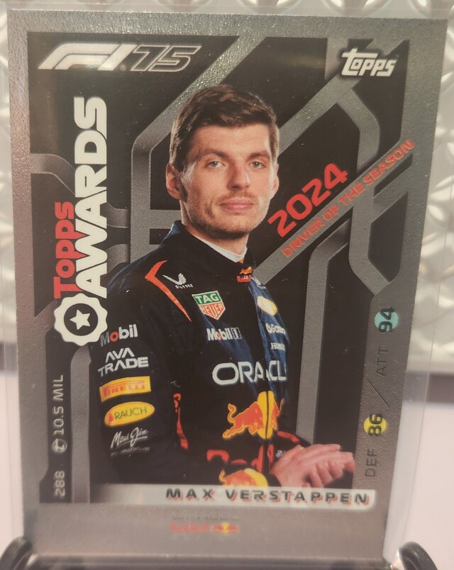 Max Verstappen #288 2025 Topps F1 Turbo Attax