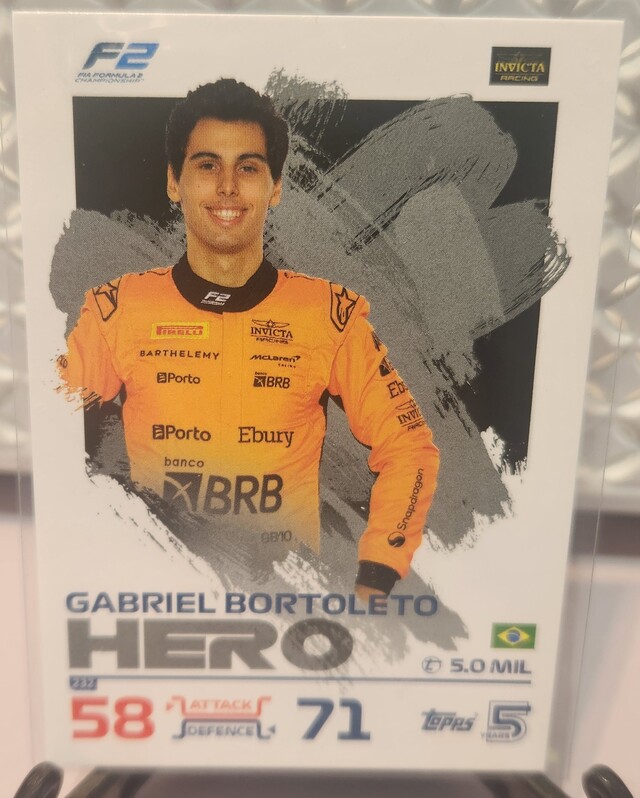 Gabriel Bortoleto #232 2024 Topps Turbo Attax Formula 1