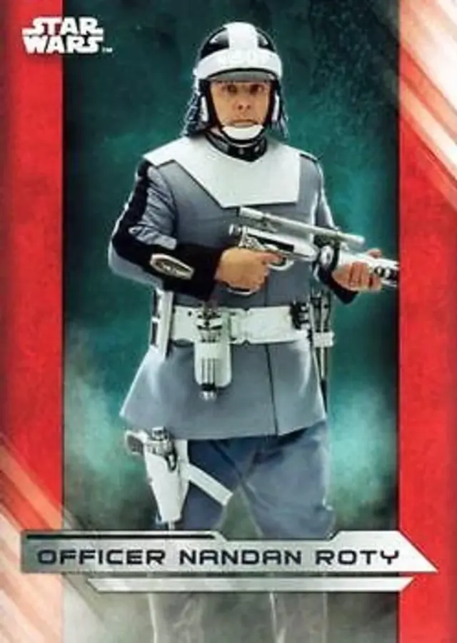 Topps Star Wars: The Last Jedi 2017 - Officer Nandan Roty #39