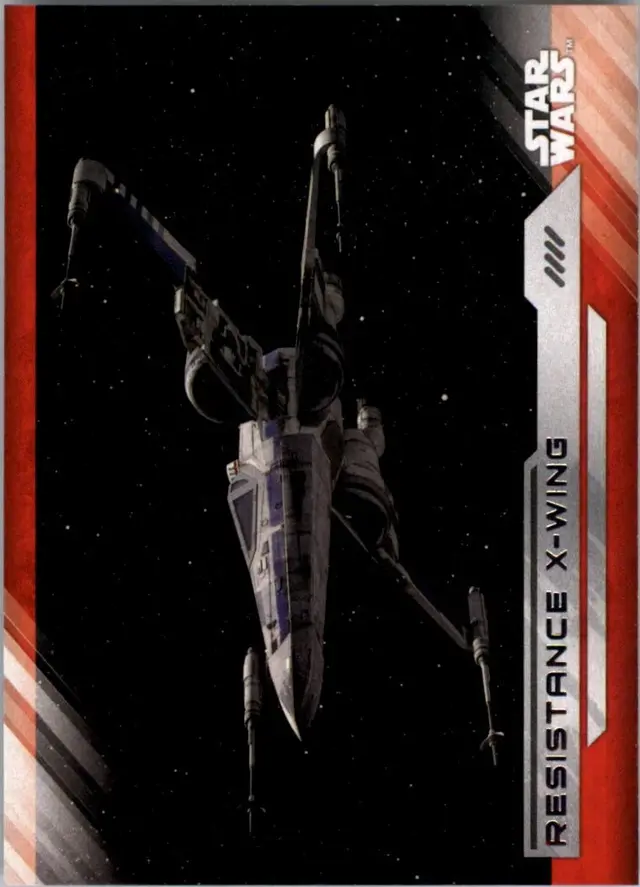Topps Star Wars: The Last Jedi 2017 - Resistance X-Wing #67