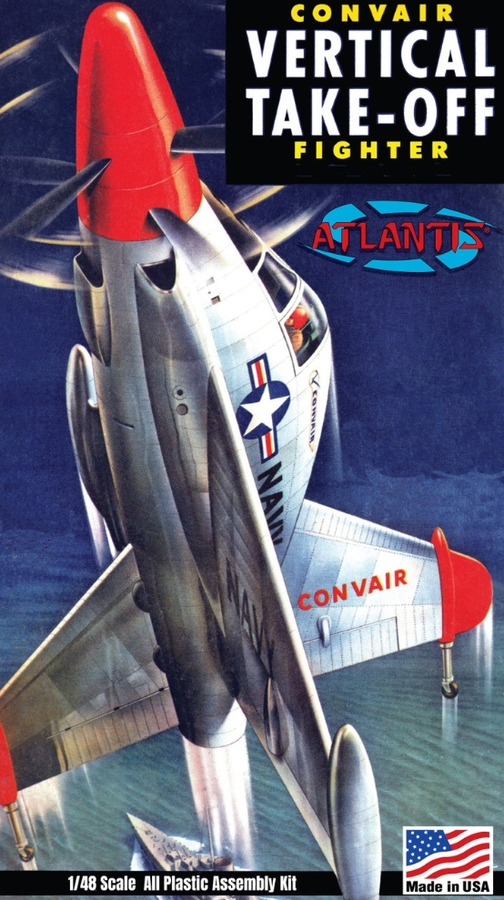 Atlantis Models 1:48 Convair United States United States Navy (USN) Pogo Vertical Take-Off Fighter