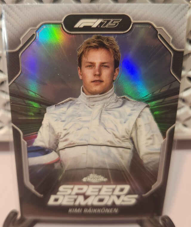 Kimi Raikkonen #SD-11 2025 Topps Chrome Formula 1 Speed Demons