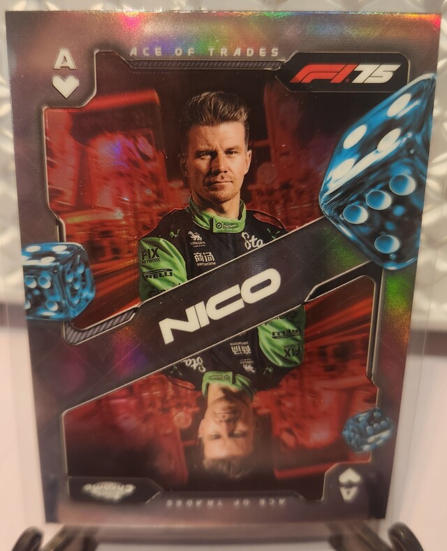 Nico Hulkenberg #SCA-10 2025 Topps Chrome Formula 1 Ace of Trades