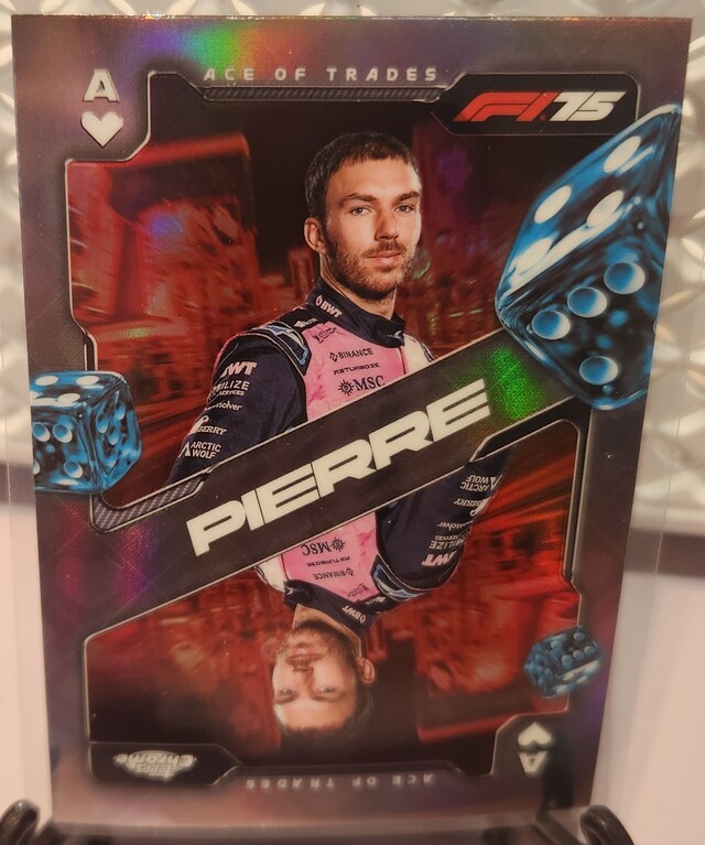 Pierre Gasly #SCA-9 2025 Topps Chrome Formula 1 Ace of Trades