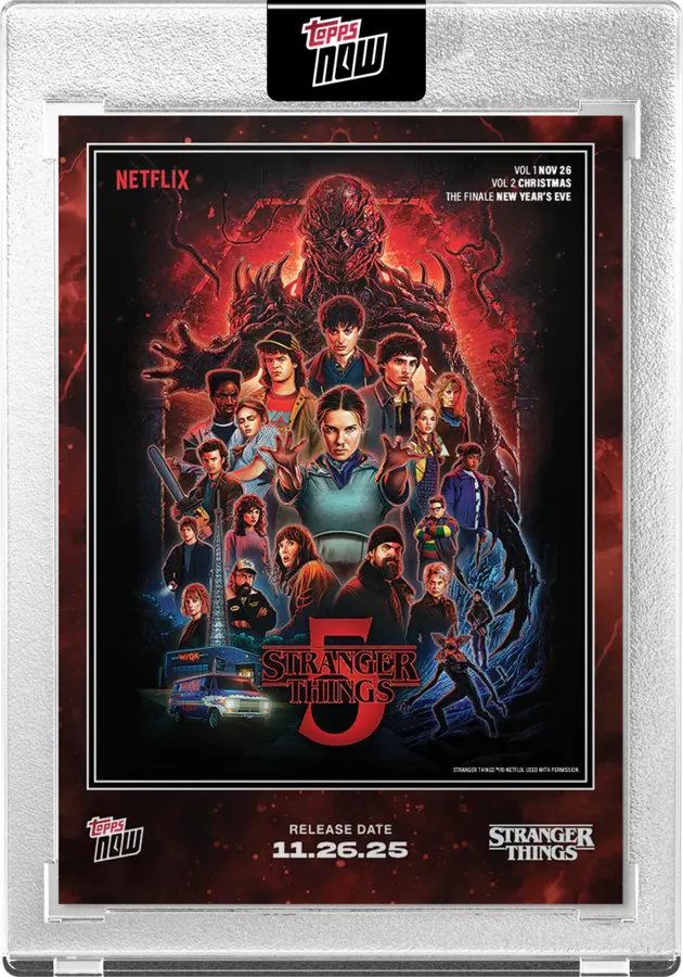 2025 Stranger Things Topps NOW