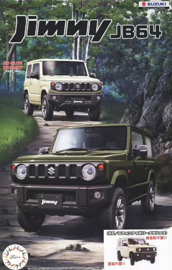 Suzuki Jimny JB64 (XC / Chiffon Ivory Metallic) Kitset 1/24 Fujimi