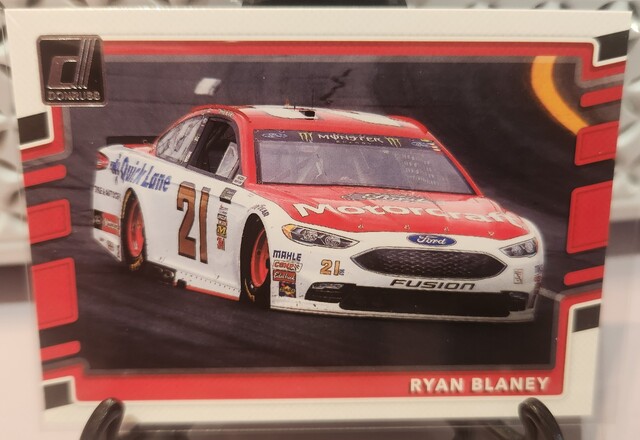 Ryan Blaney #91 2018 Panini Donruss Nascar