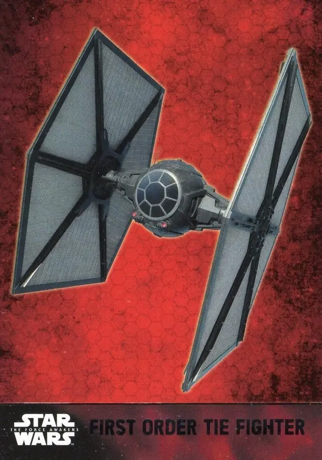 Topps Star Wars: The Force Awakens 2015 - First Order Tie Fighter #60