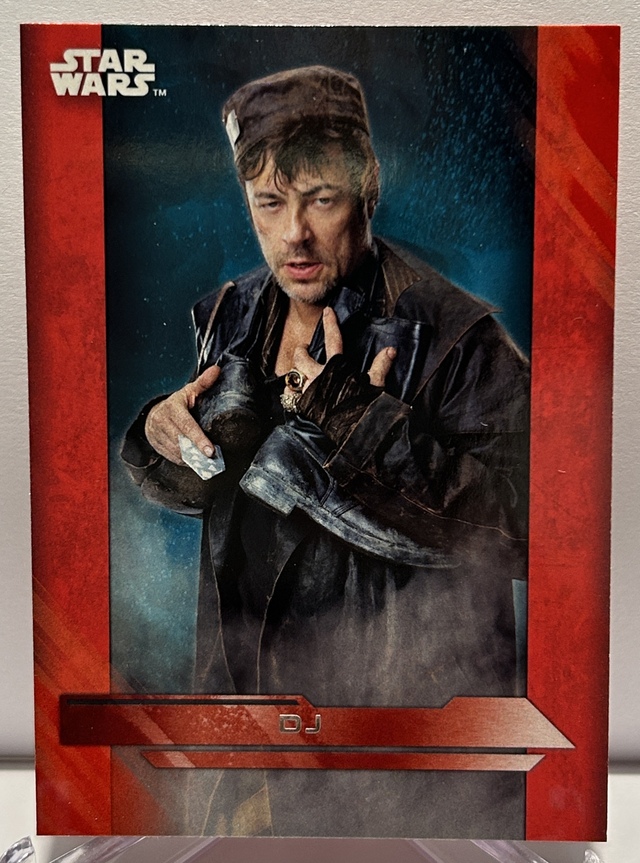 Topps Star Wars: The Last Jedi 2017 - DJ #24 Red