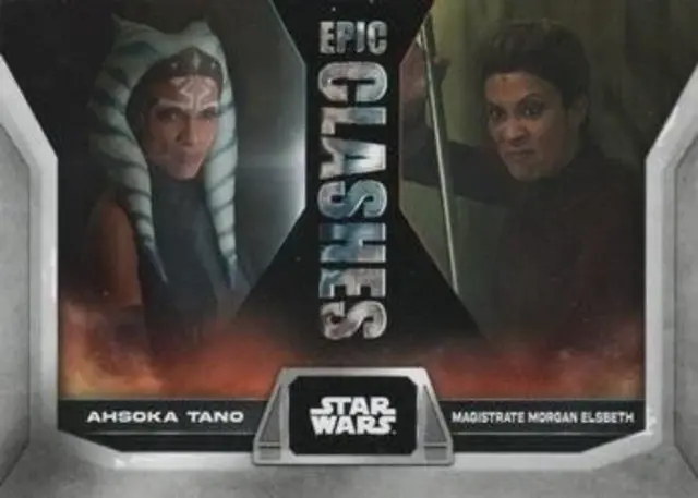 Topps Star Wars 2023: Epic Clashes - Ahsoka Tano & Magistrate Morgan Elsbeth #EC-15