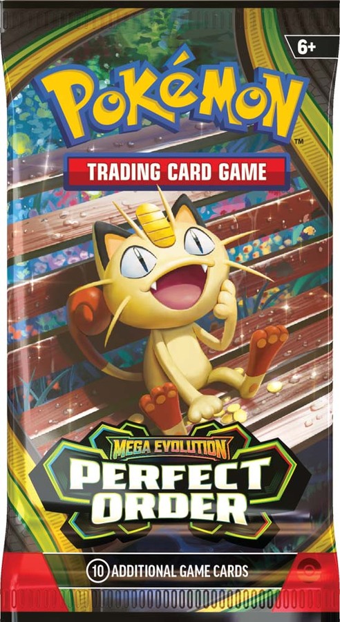 Pokémon TCG: Mega Evolution-Perfect Order Booster Pack 10 cards