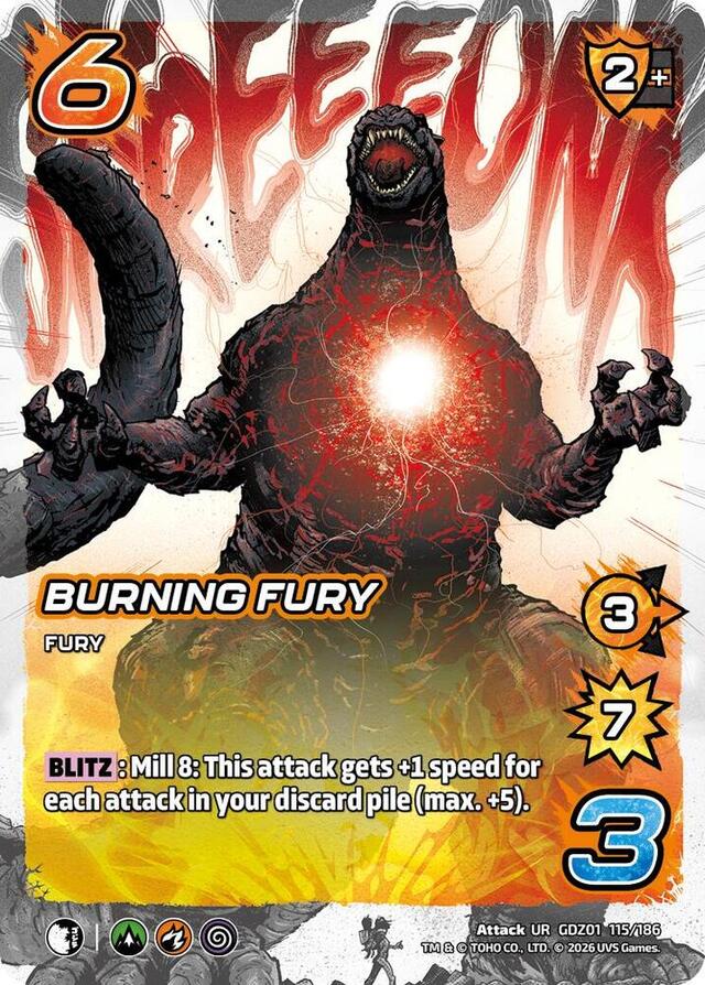 Godzilla: Reign Of Kaiju - Burning Fury #115/186