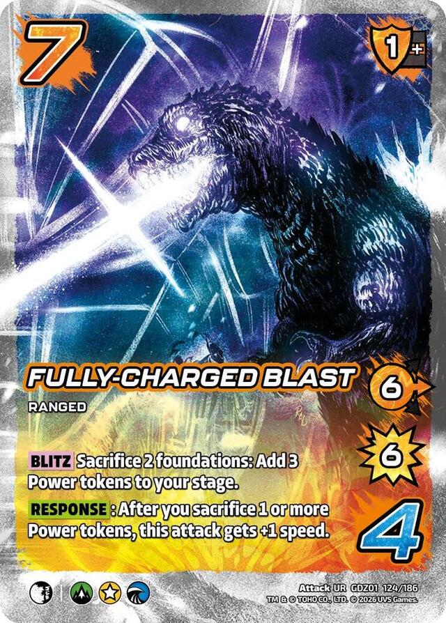 Godzilla: Reign Of Kaiju - Fully-Charged Blast #124/186 - Scale Hobbies Ltd