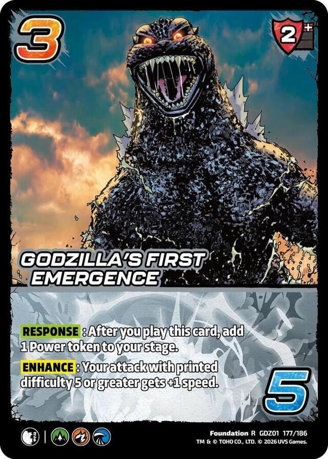 Godzilla: Reign Of Kaiju - Godzilla's First Emergence #177/186