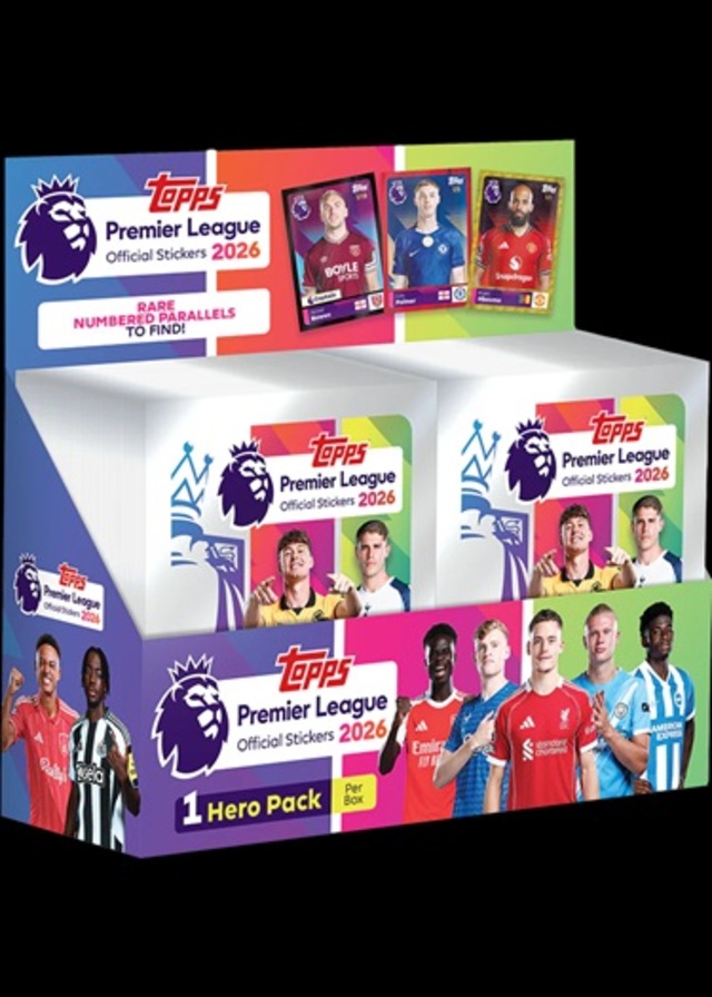 Topps Premier League Official Stickers 2026 - 6 Stickers per pack