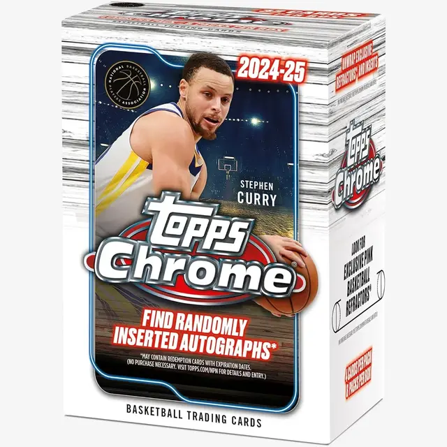 2024-25 Topps Chrome Basketball - Factory Sealed - Value Box - PRE-ORDER due Mid to late April