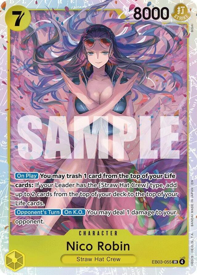Nico Robin EB03-055 One Piece Extra Booster Heroines Edition