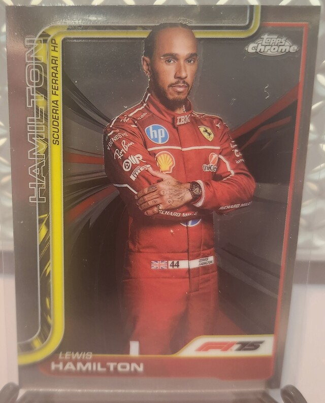 Lewis Hamilton #4 2025 Topps Chrome Formula 1