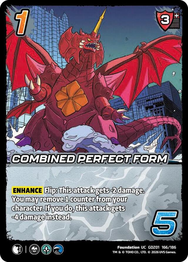Godzilla: Reign Of Kaiju - Combined Perfect Form #166/186