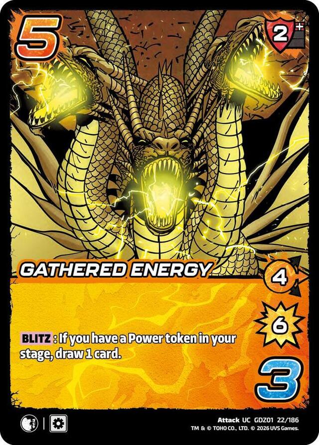 Godzilla: Reign Of Kaiju - Gathered Energy #22/186