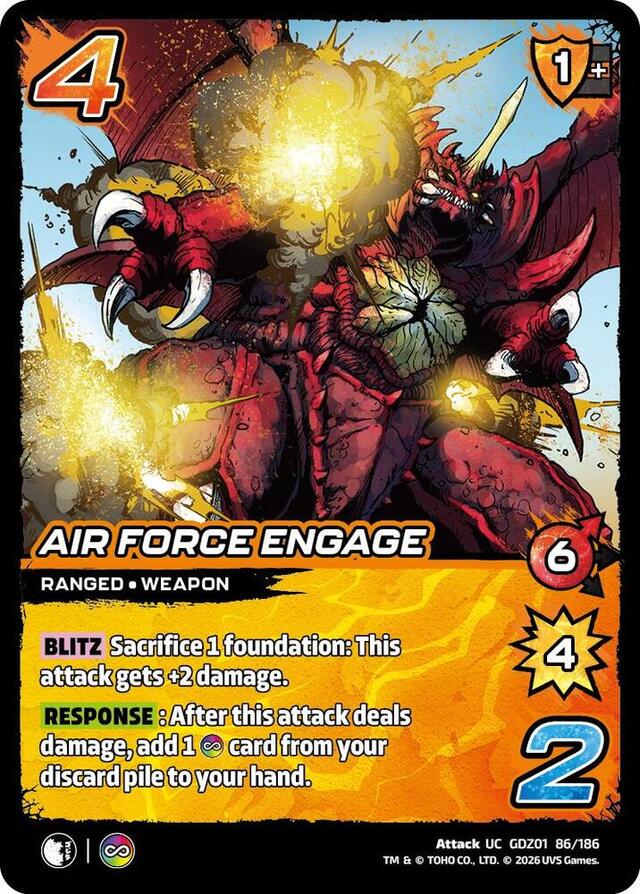 Godzilla: Reign Of Kaiju - Air Force Engage #86/186