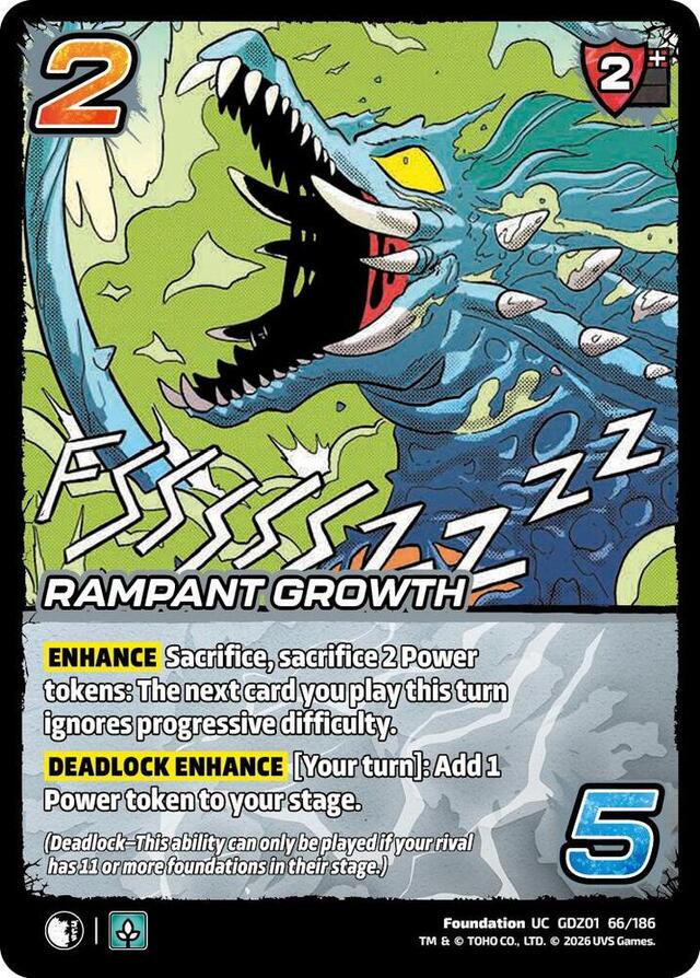 Godzilla: Reign Of Kaiju - Rampant Growth #66/186