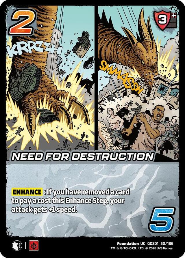 Godzilla: Reign Of Kaiju - Need For Destruction #50/186