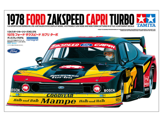 1978 Ford Zakspeed Capri Turbo - Tamiya Kitset 1/24