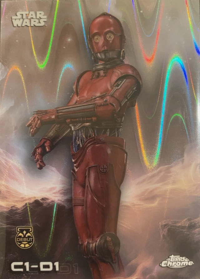 Topps Star Wars: Chrome 2025 - C1-D1 #14 Ray Wave Debut