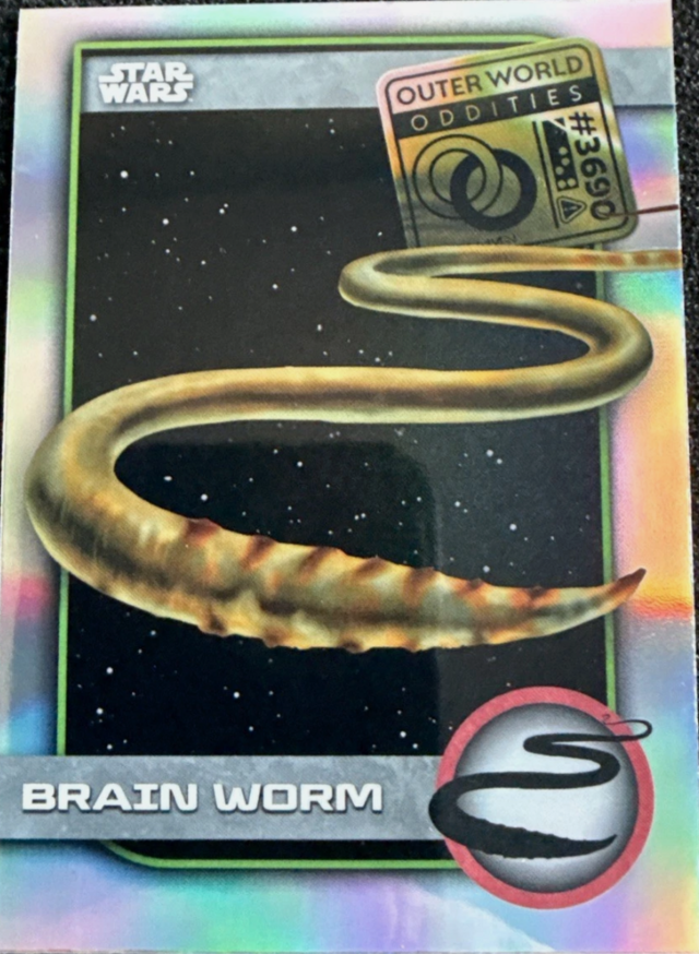 Topps Star Wars: Chrome 2025 - Brain Worm #UO-2 Outer World Oddities