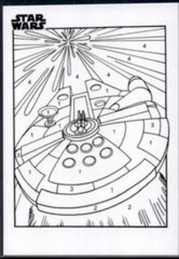 Topps Star Wars: Chrome 2025 - Millennium Falcon #CP-17 By The Numbers