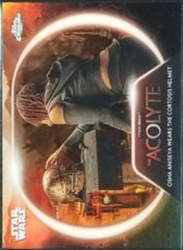 Topps Star Wars: Chrome 2025 - Osha Aniseya Wears The Cortosis Helmet #AC-15 The Acolyte