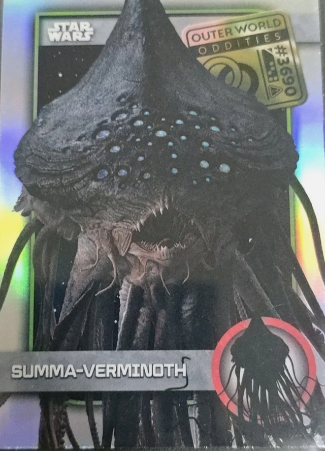 Topps Star Wars: Chrome 2025 Summa-Verminoth #UO-21 Outer World Oddities