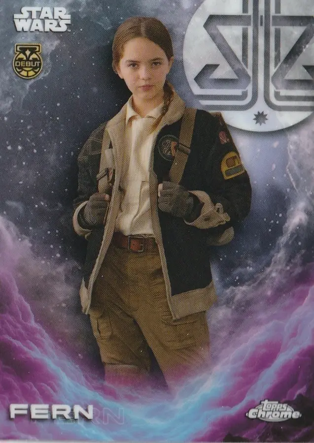 Topps Star Wars: Chrome 2025 Fern #CE-18 Super Box Variation Debut