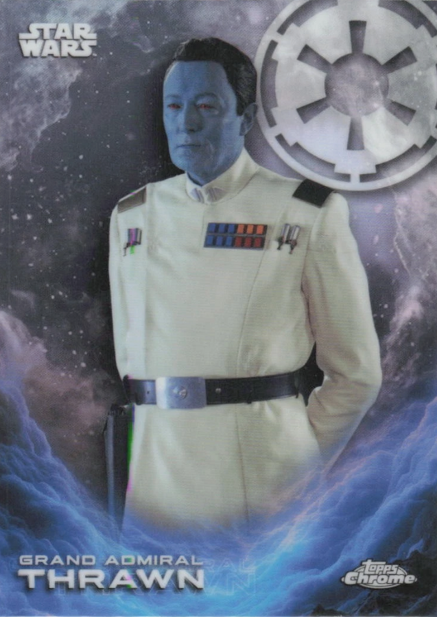 Topps Star Wars: Chrome 2025 - Grand Admiral Thrawn #CE-21 Super Box Variation