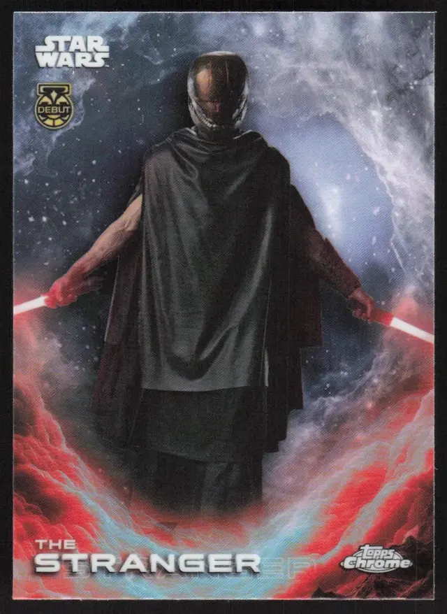 Topps Star Wars: Chrome 2025 - The Stranger #CE49 Super Box Variation Debut