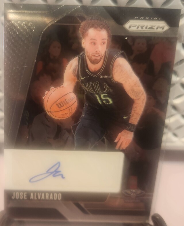 Jose Alvarado #SIG-JSA 2024 Panini Prizm Signature
