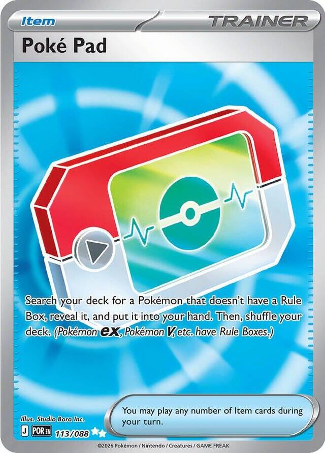 Pokemon TCG: Poke Pad #113/088 Pokemon Perfect Order