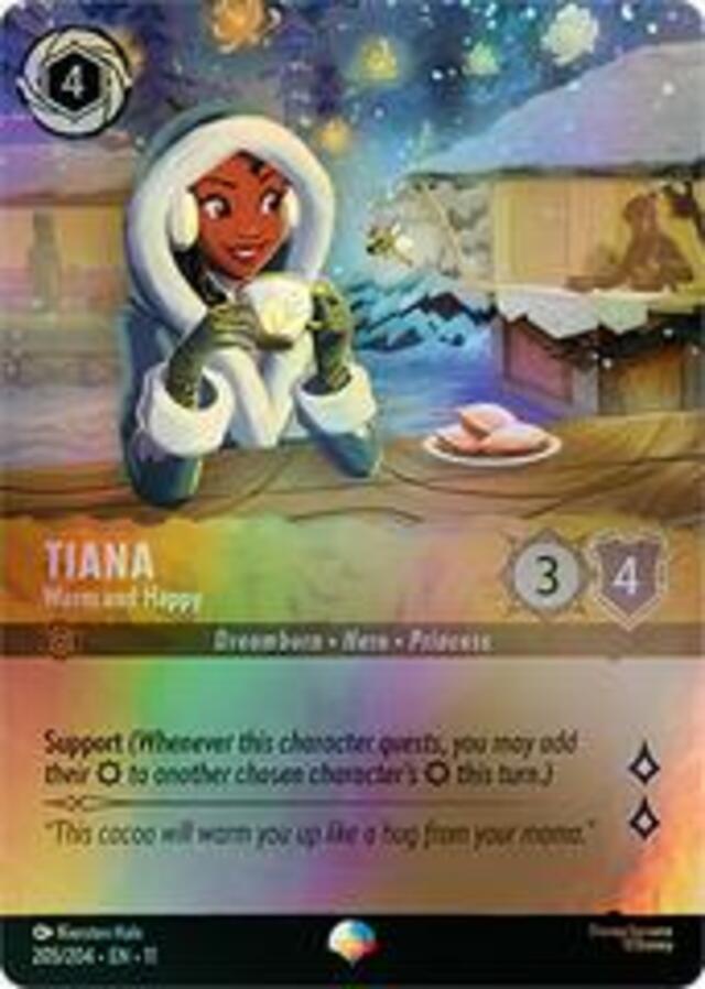 Disney Lorcana: Winterspell EPIC Tiana - Warm And Happy #205/204