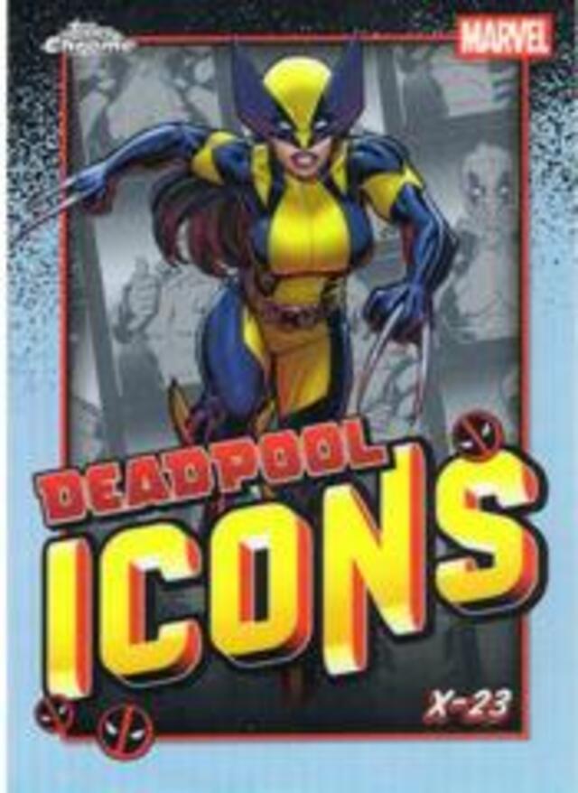 Topps Deadpool: Chrome 2025 Deadpool Icons - X-23 #DI-5