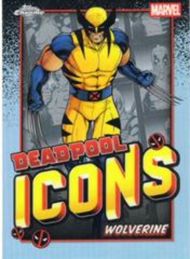 Topps Deadpool: Chrome 2025 Deadpool Icons - Wolverine #DI-10