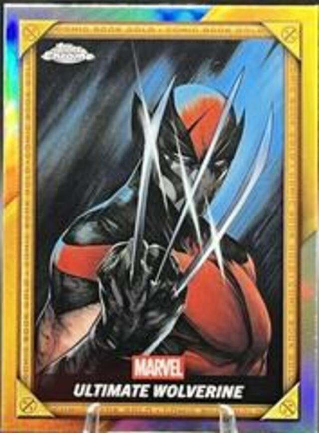Topps Deadpool: Chrome 2025 Comic Book Gold - Ultimate Wolverine #CB-11