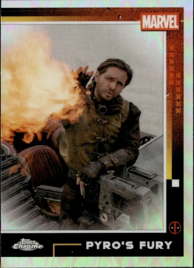 Topps Deadpool: Chrome 2025 - Pyro's Fury #68 Refractor
